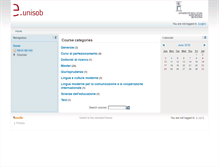 Tablet Screenshot of e.unisob.na.it